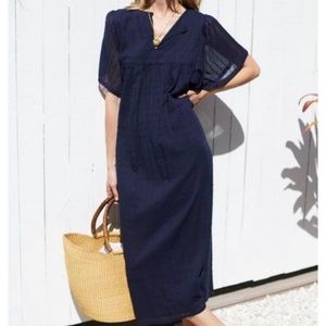 Emerson Fry Navy Blue India collection Dress with belt